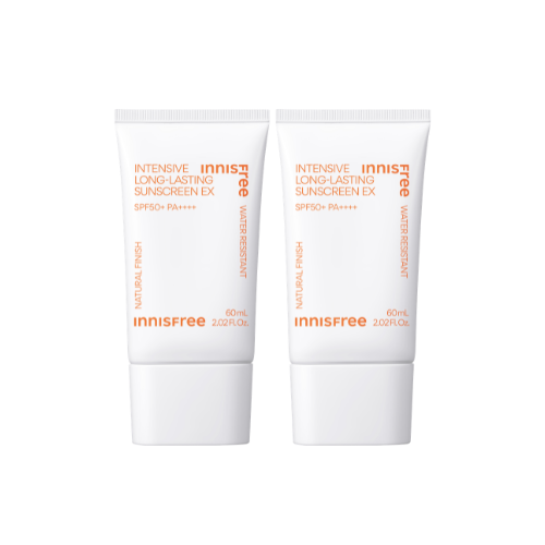 Combo 2 Kem chống nắng lâu trôi INNISFREE Intensive Long Lasting Sunscreen Ex 60ml