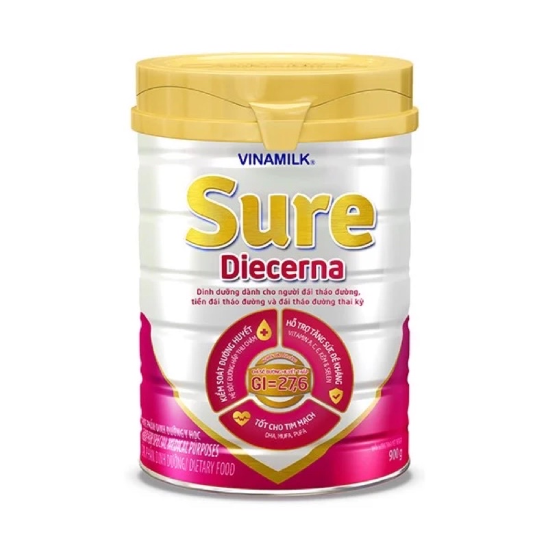Sữa bột Vinamilk Sure Diecerna lon 900g