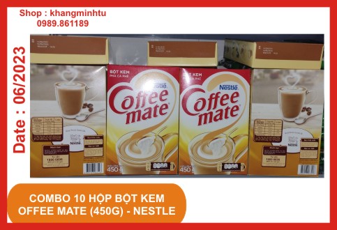 Combo 10 hộp bột kem coffee mate 450gram - Nestle
