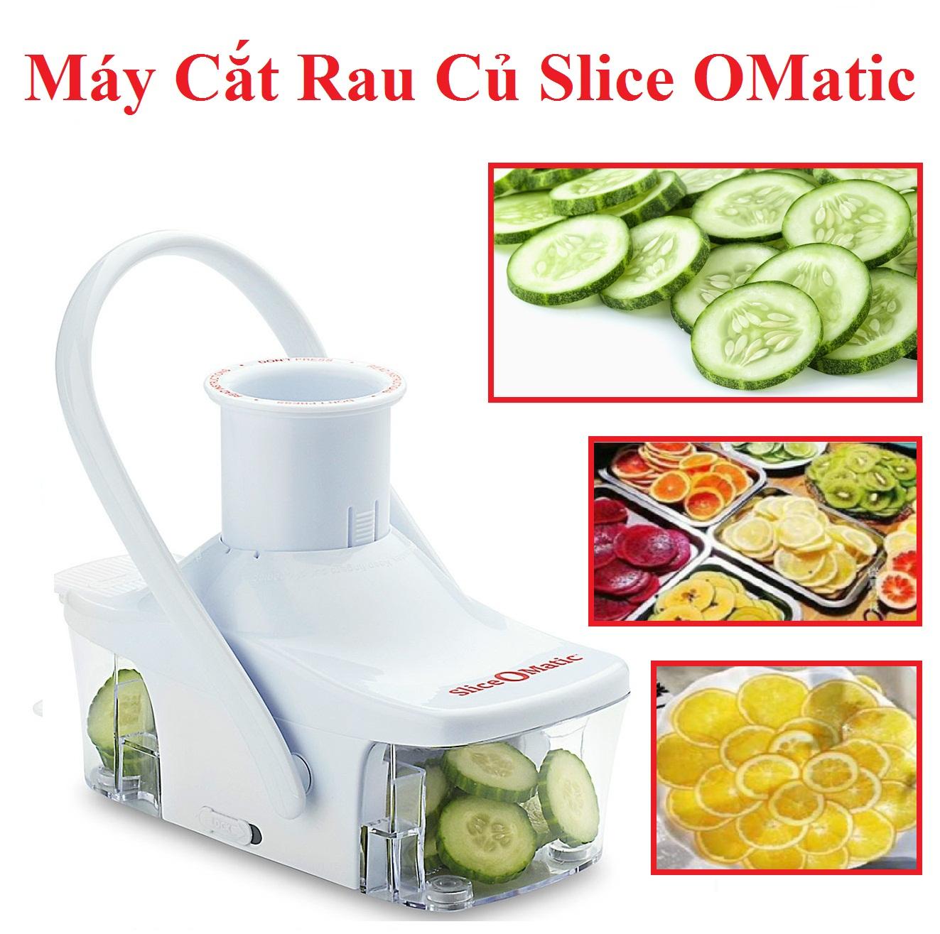 Máy cắt rau củ Slice OMatic cho bạn dễ dàng cắt rau củ, nhanh chóng chuẩn bị cho bữa ăn gia đình.