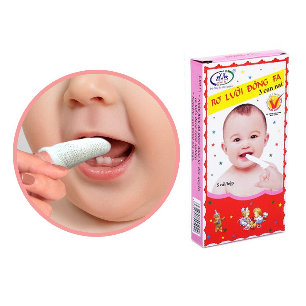Rơ lưỡi cho bé yêu vệ sinh răng, lưỡi, miệng