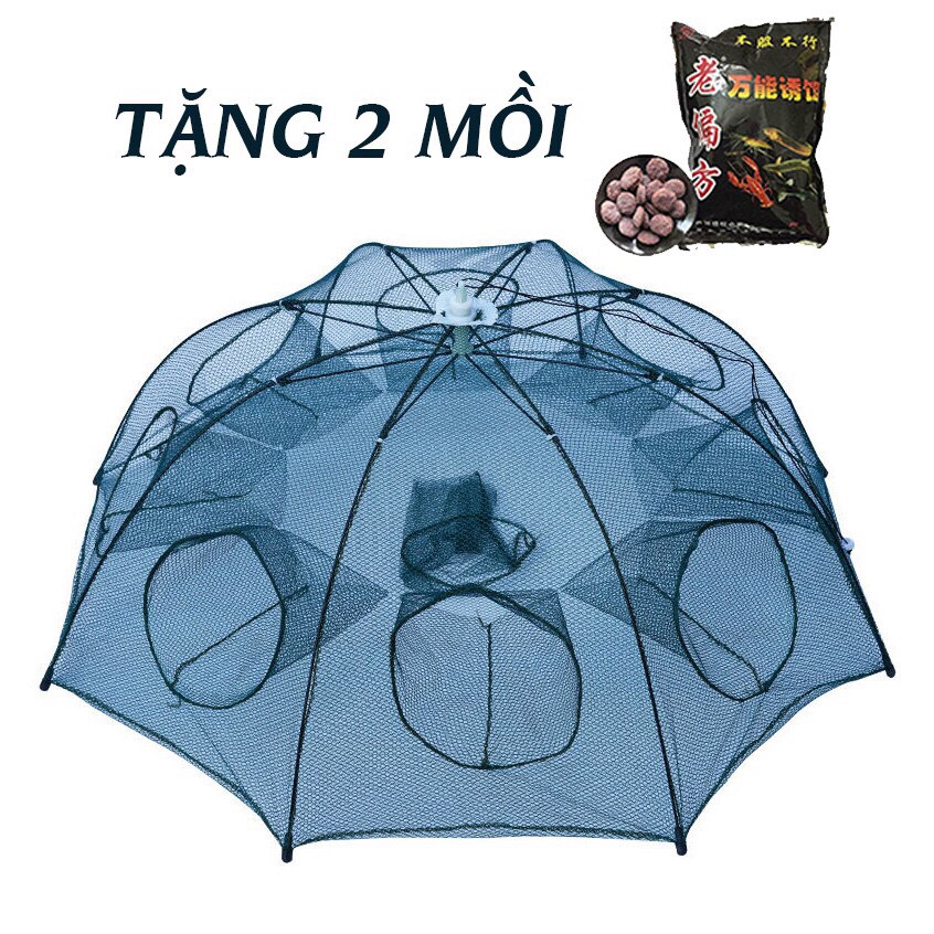 COMBO 2 LỒNG Ô BÁT QUÁI TẶNG 2 GÓI MỒI. MỒI LỒNG Ô. LỒNG Ô BÁT QUÁI 8 CỬA. LỒNG BẪY CÁ. LƯỚI BẪY CÁ