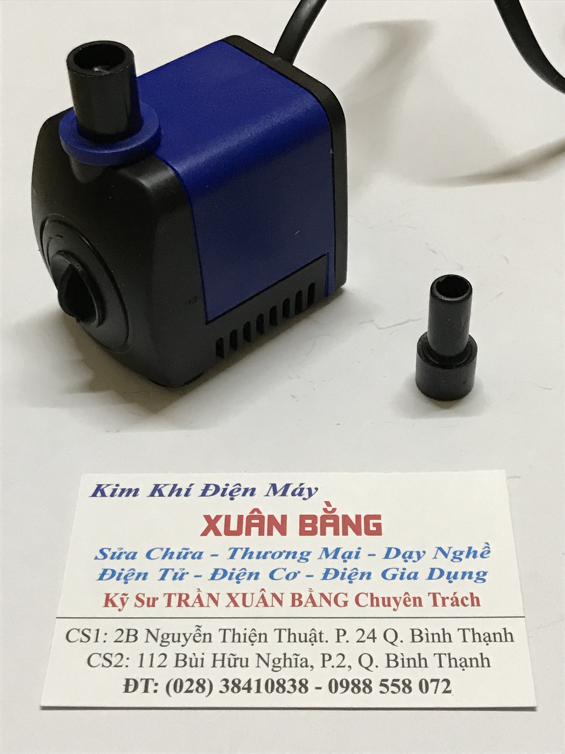 Motor bơm quạt hơi nước 1m1 - 8W