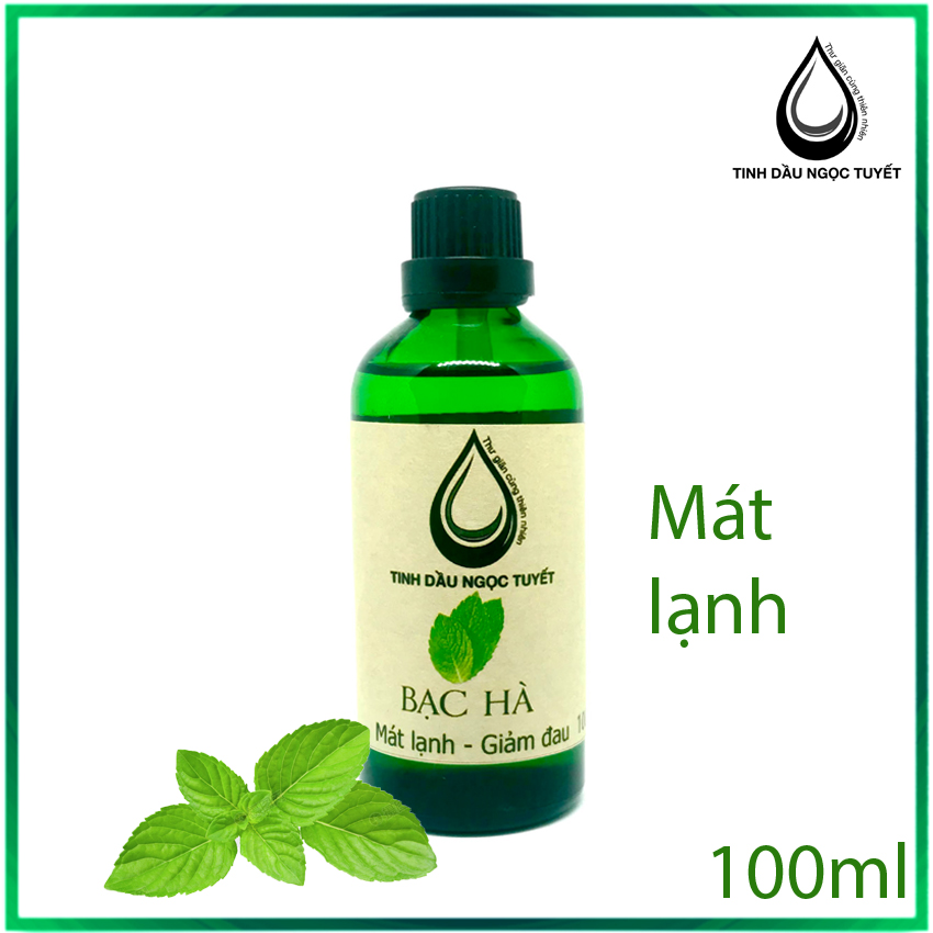[HCM]Tinh dầu bạc hà nguyên chất thư giãn xua đuổi côn trùng Ngọc Tuyết 100ml