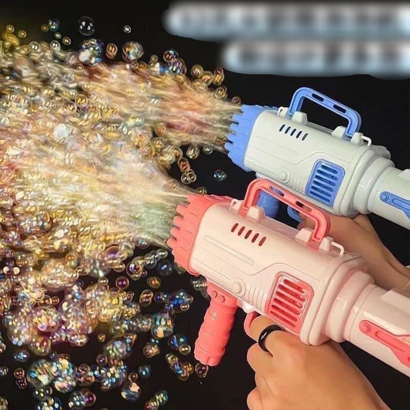 Súng đồ chơi bong bóng cho bé - máy bắn bong bóng xà phòng