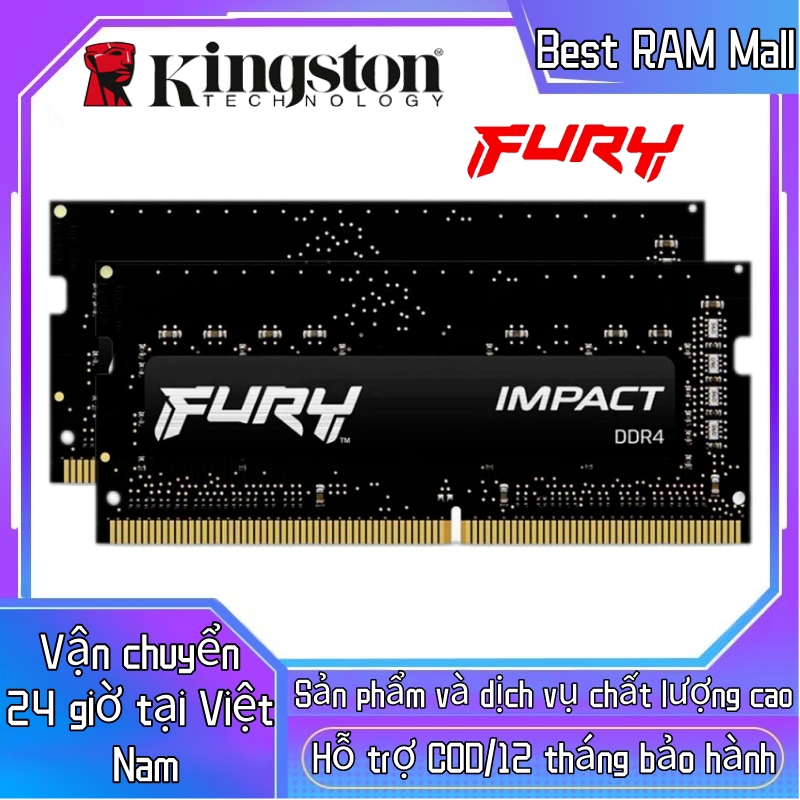 RAM 8GB DDR4 2400 2666 3200MHz Laptop Memory Fury Impact ram 8GB 3200MHz
