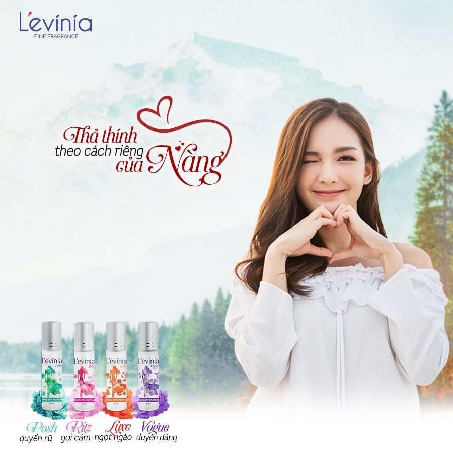 Nước hoa cao cấp dạng lăn Levinia 5ml