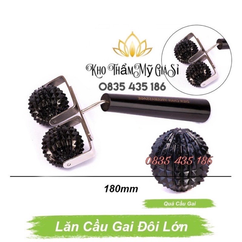 Lăn cầu gai đôi lớn diện chẩn - dụng cụ diện chẩn