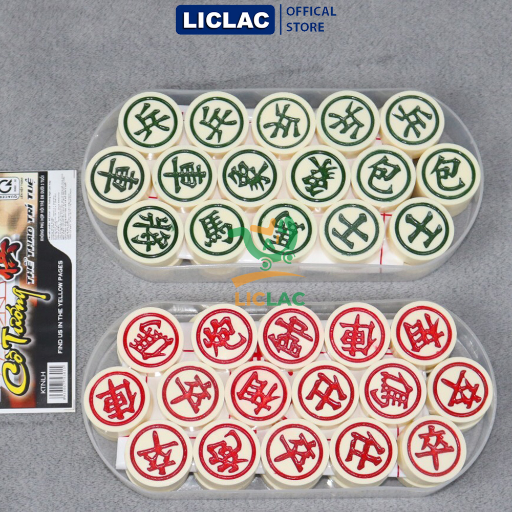 Tổng hợp CỜ TƯỚNG ĐẶC RUỘT gồm Quân Cờ và Bàn Cờ Nilon Siêu Bền, Bộ đồ chơi giáo dục Cờ Tướng sản xuất tại Việt Nam, Đồ chơi Boardgame - LICLAC