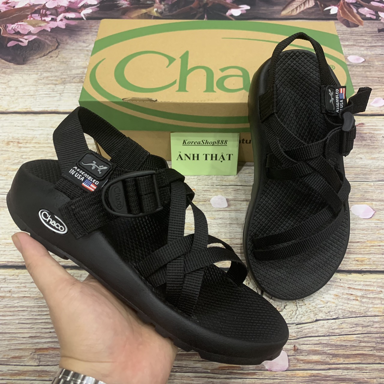 Giày sandal nam chaco dép chaco sandal chaco quai kép mã d150
