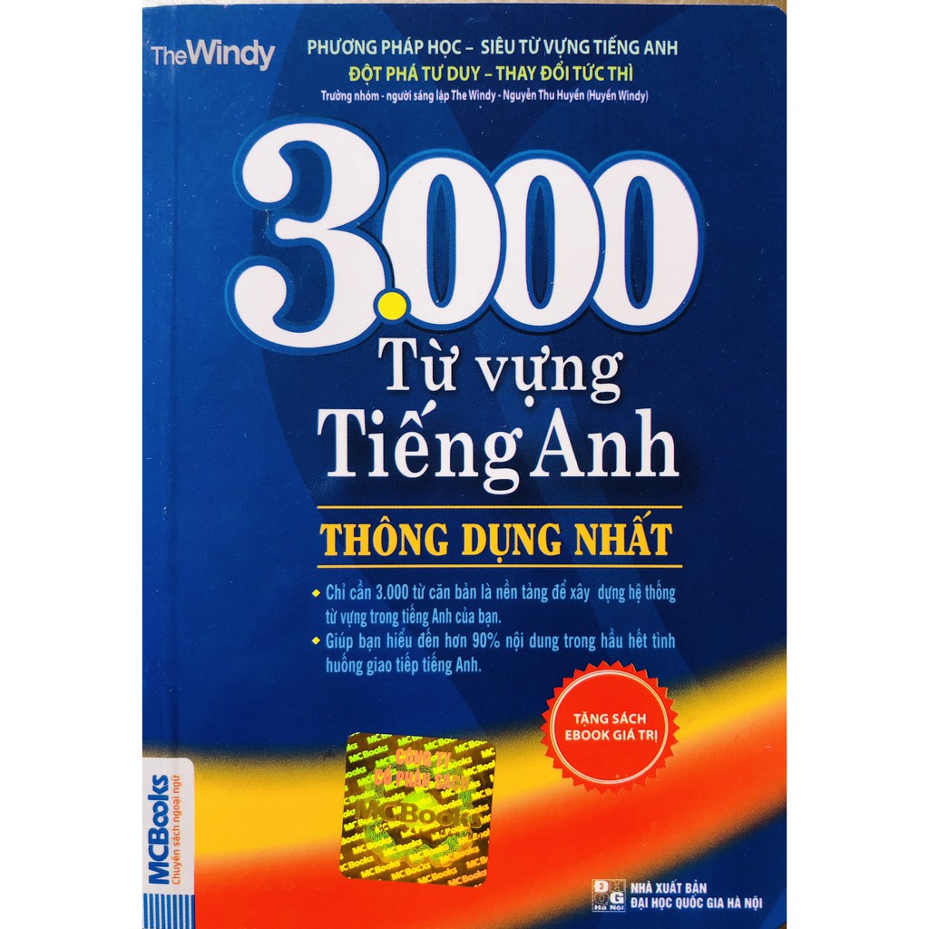 [HCM]Sách - 3000 từ vựng tiếng Anh thông dụng