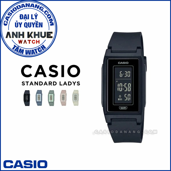 Đồng hồ nữ dây nhựa Casio Standard chính hãng Anh Khuê LF-10 Series