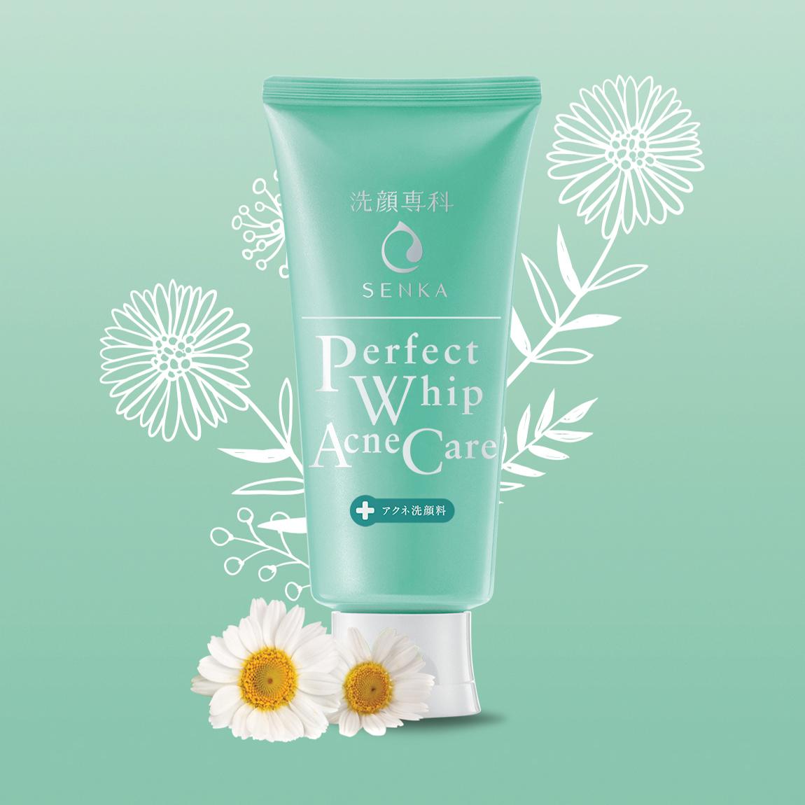 Sữa rửa mặt dành cho da mụn senka nhật 100g