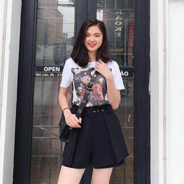 QUẦN SHORT VÁY KÈM BELT 2 TẦNG HOT SALE