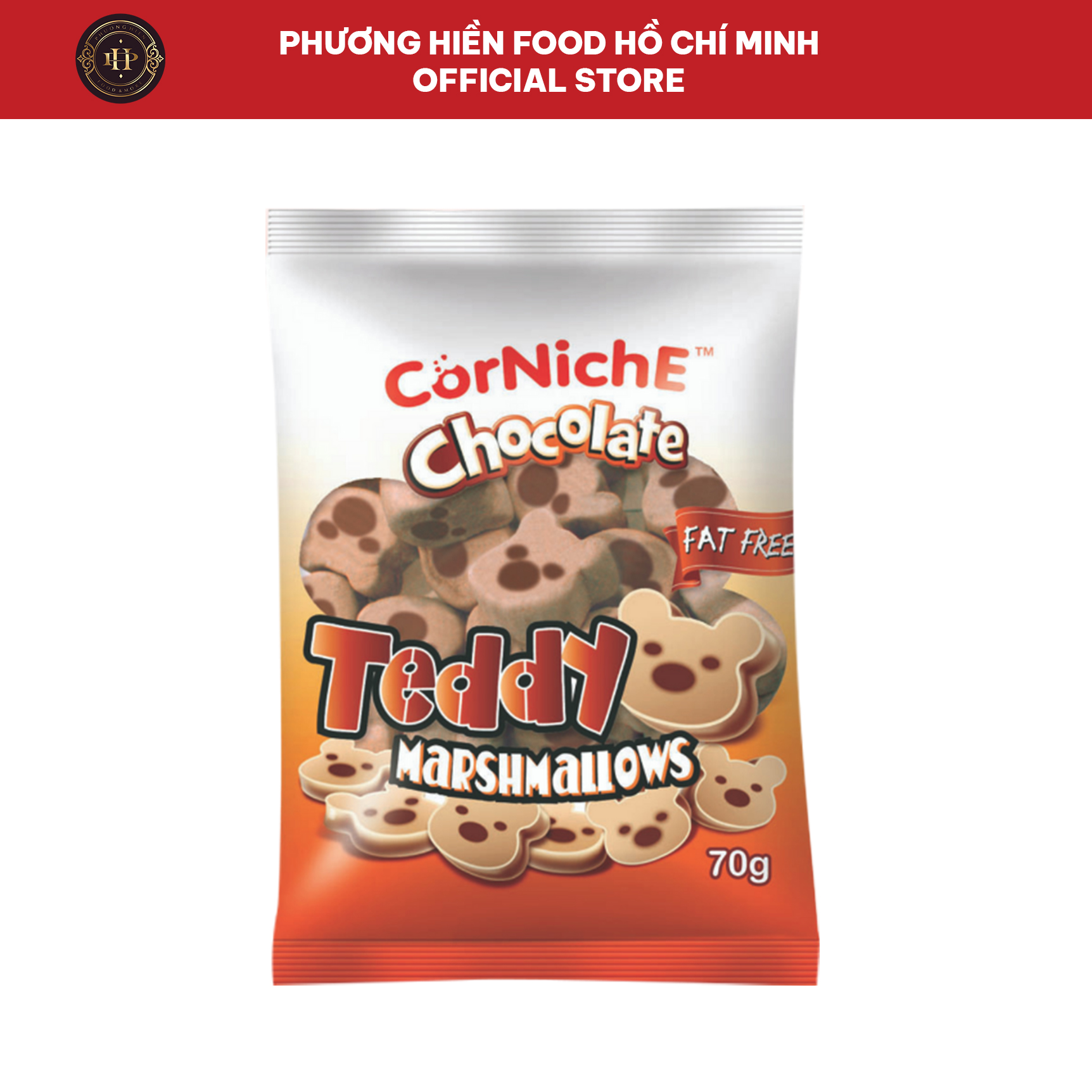 Kẹo xốp Marshmallows vị Chocolate 70g