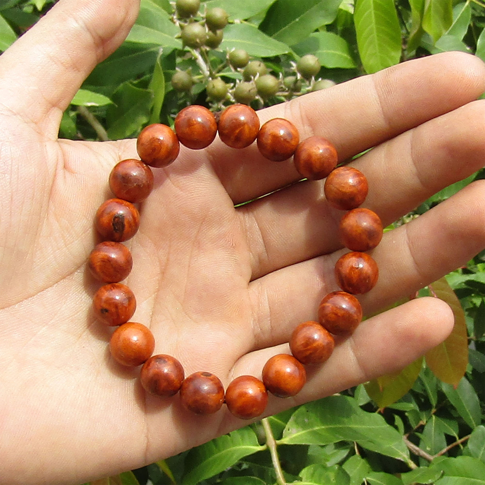 Vòng Tay Gỗ Nu Huyết Long Hợp Phong Thuỷ Cho Nam, Nữ Đủ Size 8-10-12-14-16-18 li