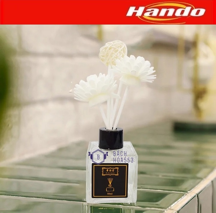 Chai tinh dầu thơm phòng que tự khuếch tán Longfine Therapy Diffuser Hando 50ml HD73