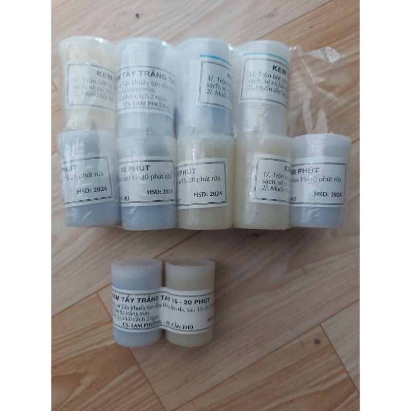 kem tẩy trắng cấp tốc 20 phút mua 4 cặp tặng 1 cặp