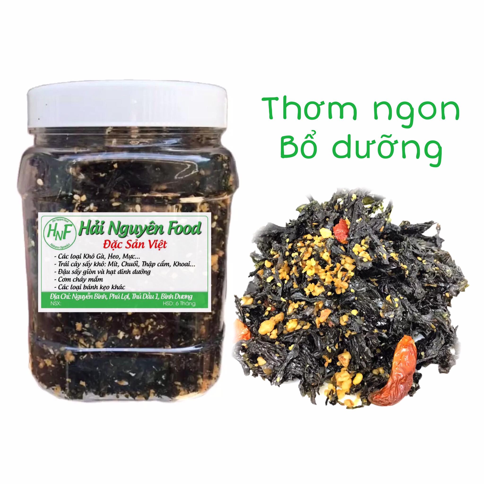 Rong biển cháy tỏi hủ 150g