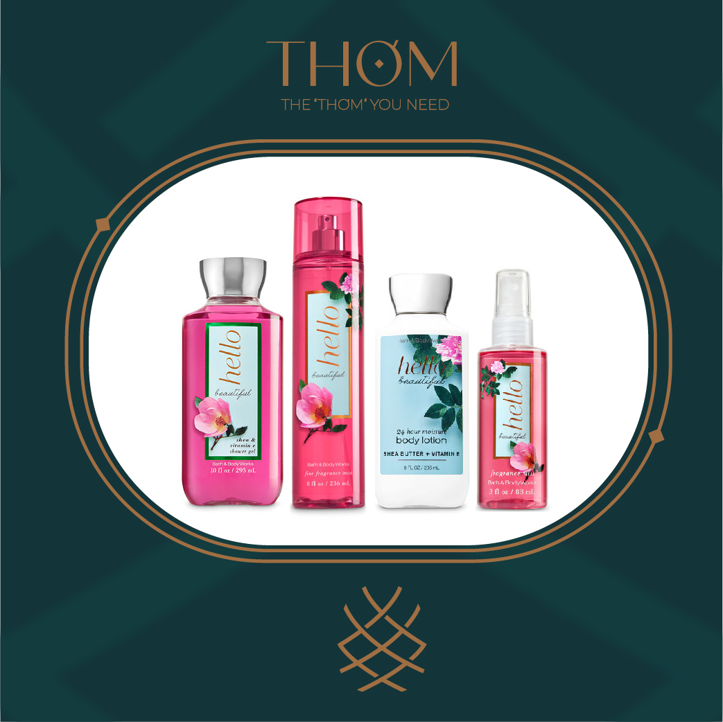 [MẪU HOA] HELLO BEAUTIFUL | Sản Phẩm Tắm Dưỡng Xịt Thơm Toàn Thân Bath & Body Works