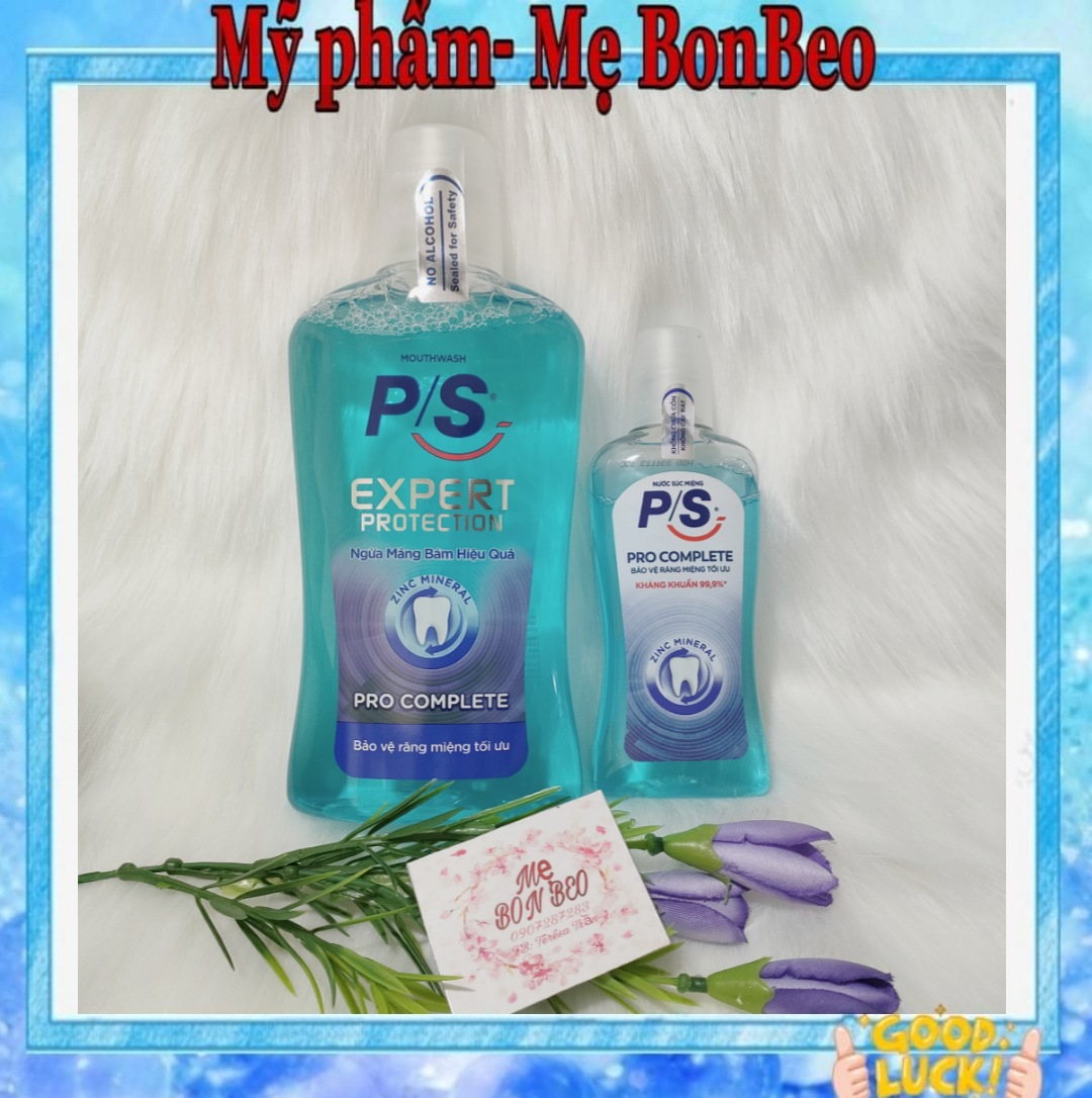 Nước súc miệng ngừa mảng bám P/S Pro Complete 500ml