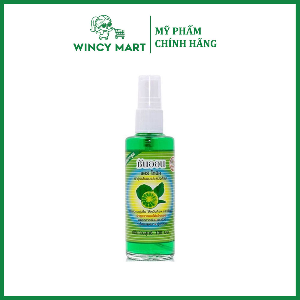   Nội Địa Thái  Xịt Dưỡng Tóc Tinh Dầu Bưởi Kích Thích Mọc Tóc Sunnon Hair Tonic Vitamin Serum 100ML - Wincy Mart 
