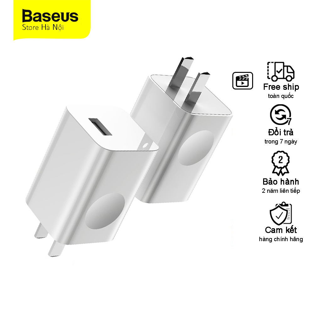 Củ sạc Baseus Quick Charge Sạc nhanh 5V/3A cho iphone samsung