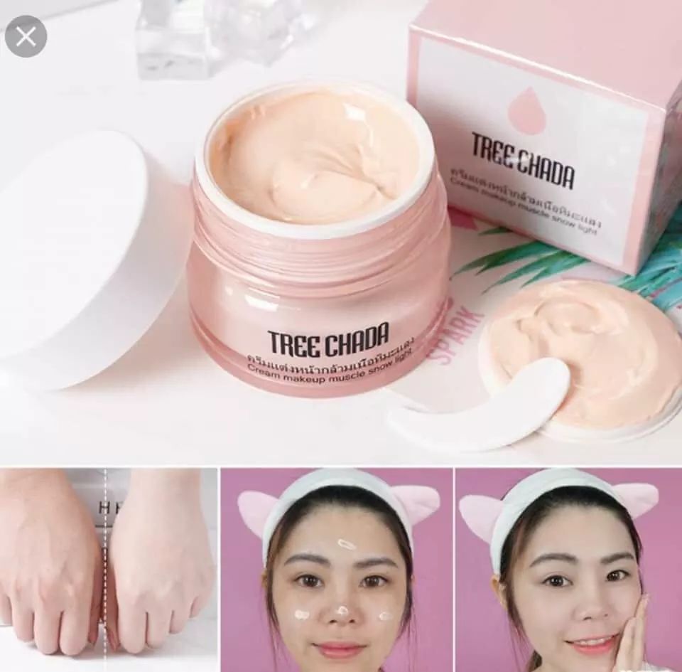 KEM Nền TREE CHADA MAKEUP THÁI LAN(R) Che Khuyết Điểm