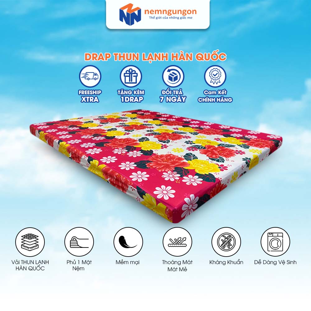 Ga thun lạnh Hàn Quốc cho nệm dày 10 phân - đủ kích thước