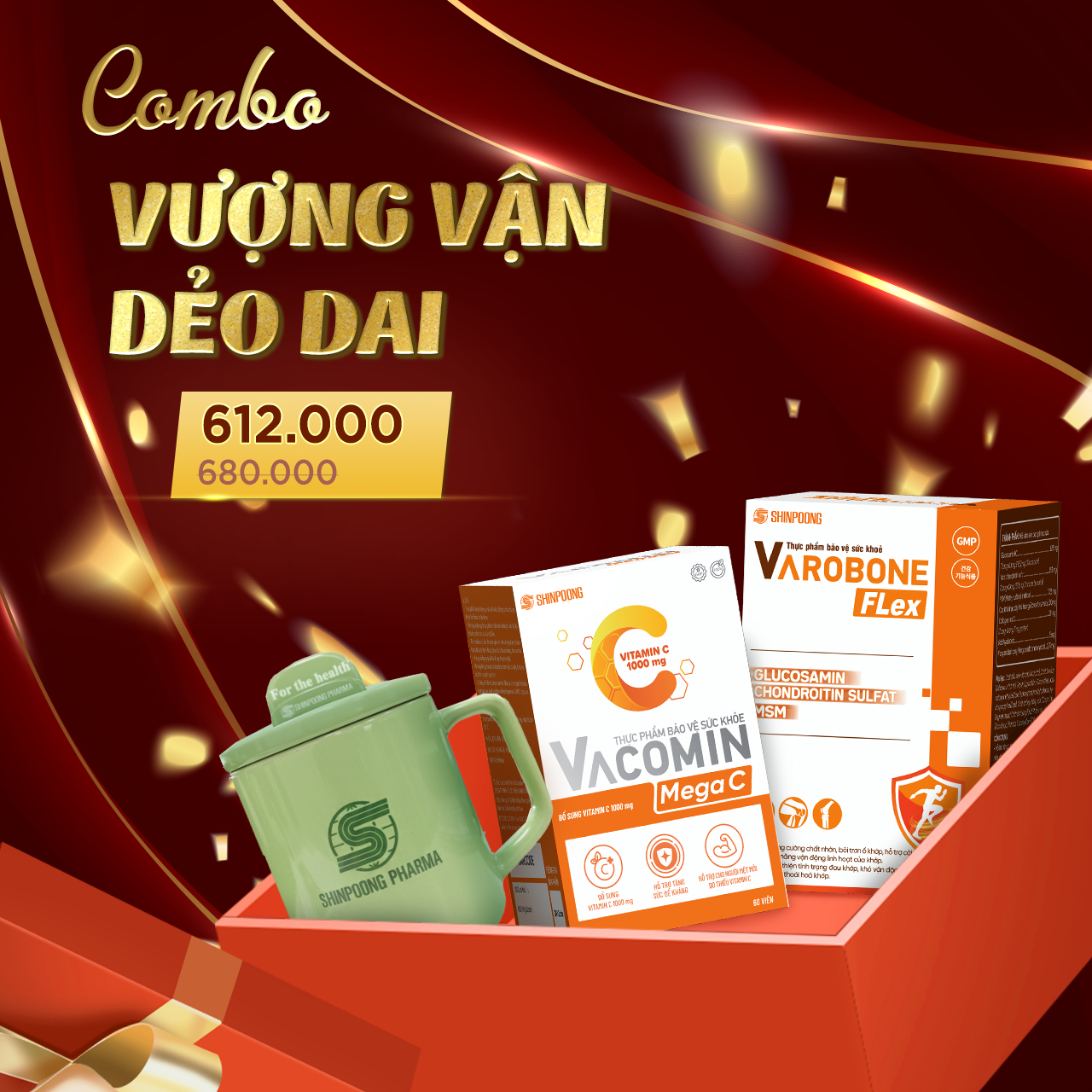 COMBO VƯỢNG VẬN DẺO DAI - Shinpoong Pharma