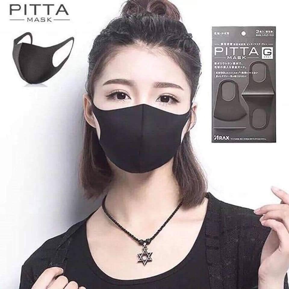 [Combo 3 cái] Khẩu Trang Pitta Mask xuất xứ Nhật Bản