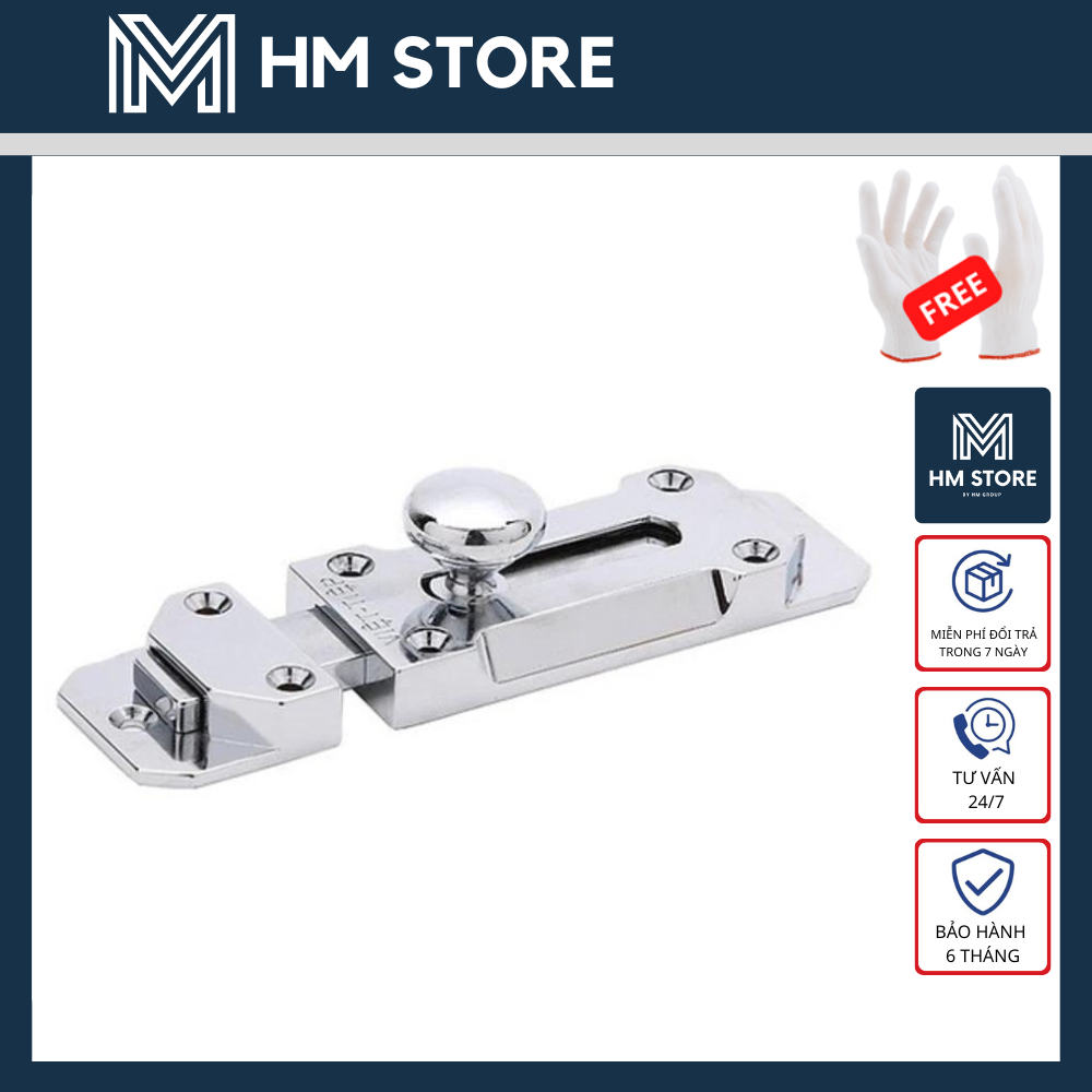Chốt cửa an toàn việt tiệp inox không gỉ cao cấp - model 10400