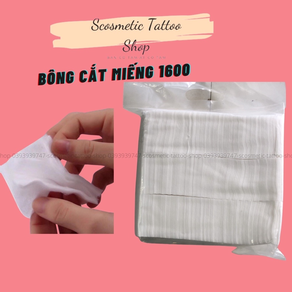 Bông miếng y tế cắt sẵn 2 lớp miếng bông lau phun xămtẩy trang đa năng -hàng đẹp/scosmetictattooshop