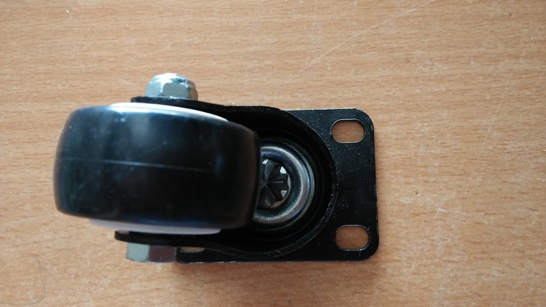 Bánh xe cao su bi 50mm quay tải trọng 150kg siêu êm