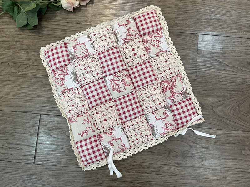 Nệm lót ghế ngồi 100% cotton