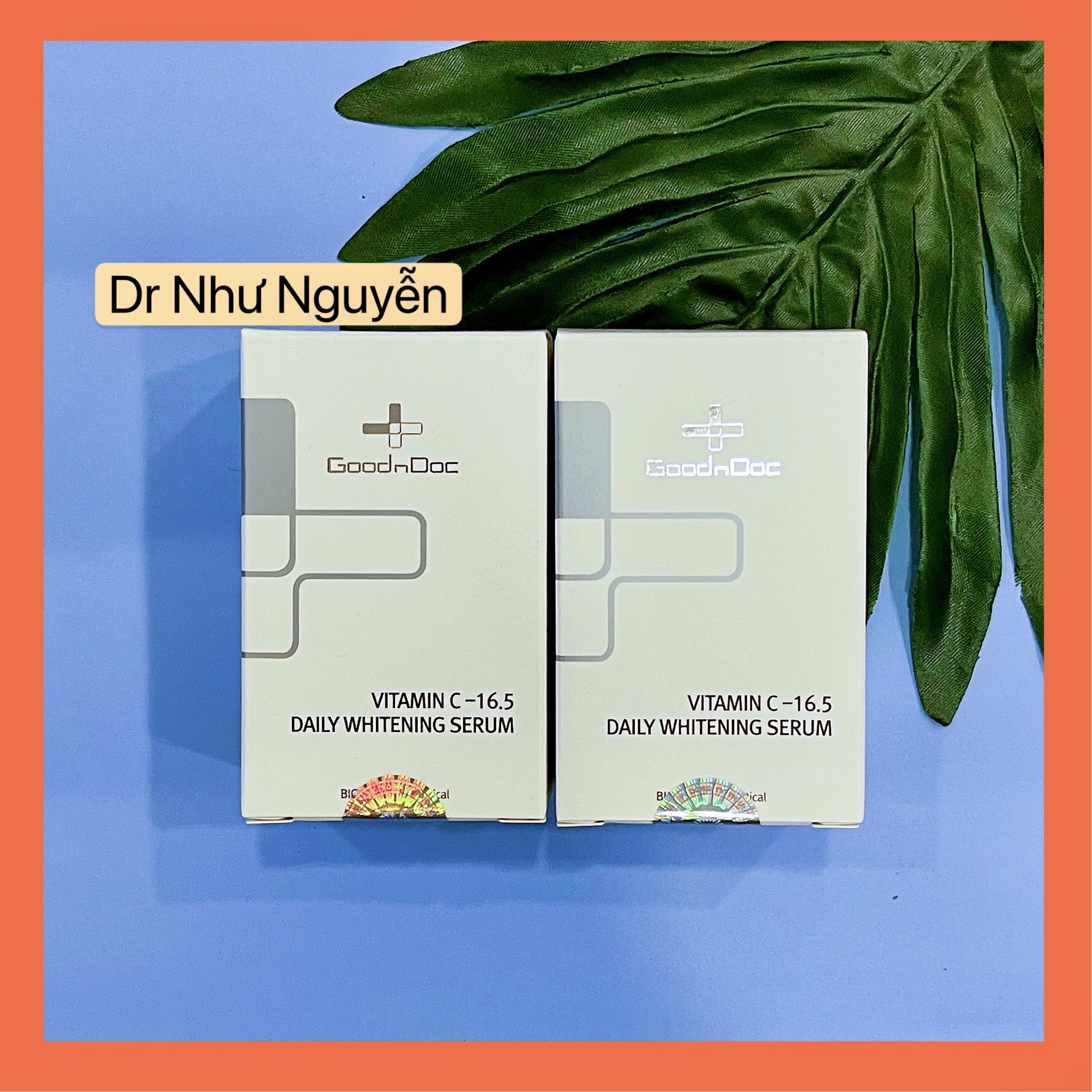Serum thâm nám chứa vitamin c ?? goodndoc vitamin c-16.5 daily whitening serum