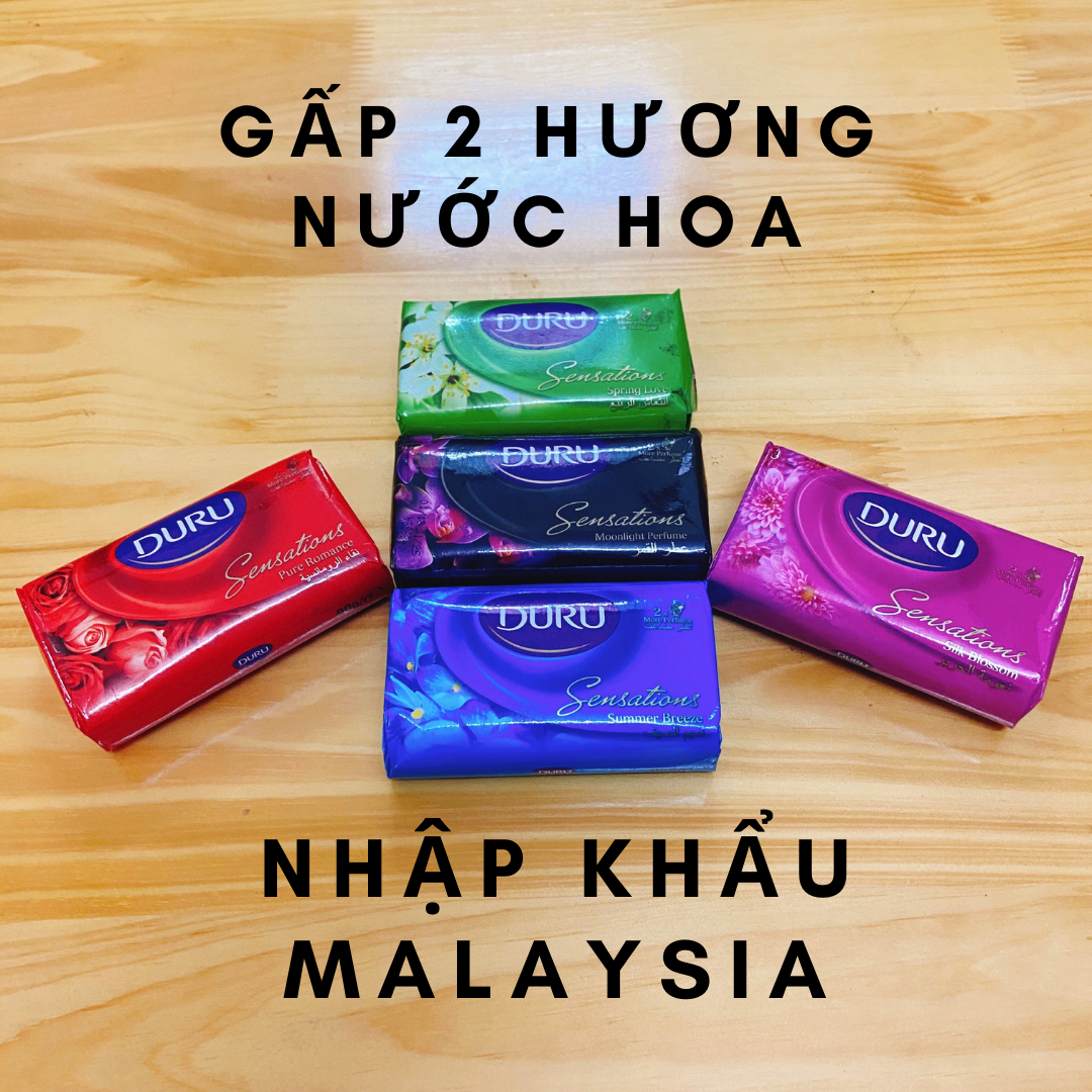 Xà bông cục Duru 90g thêm 2 lần hương nước hoa Thổ Nhĩ Kỳ nhập khẩu Malaysia đầy đủ giấy tờ kiểm nghiệm