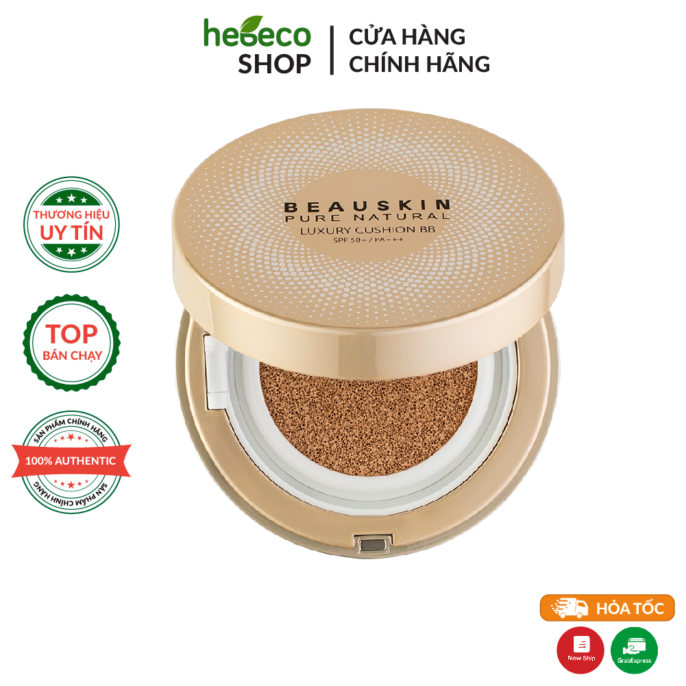 Phấn nước trang điểm che phủ mọi khuyết điểm, bền lâu suốt ngày dài Beauskin Luxury Cushion BB 11g - Hàn Quốc
