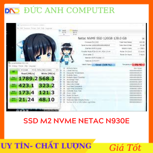 SSD M2 Nvme Netac 128Gb/ 256Gb N930E Pro bảo hành 3 năm- Chình Hãng 100%-