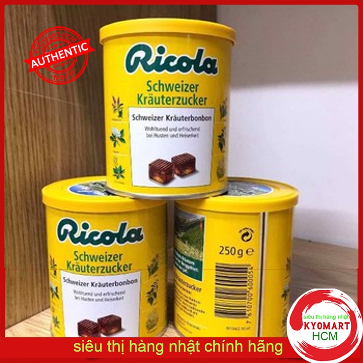 Kẹo ngậm ho ricola 250g đức