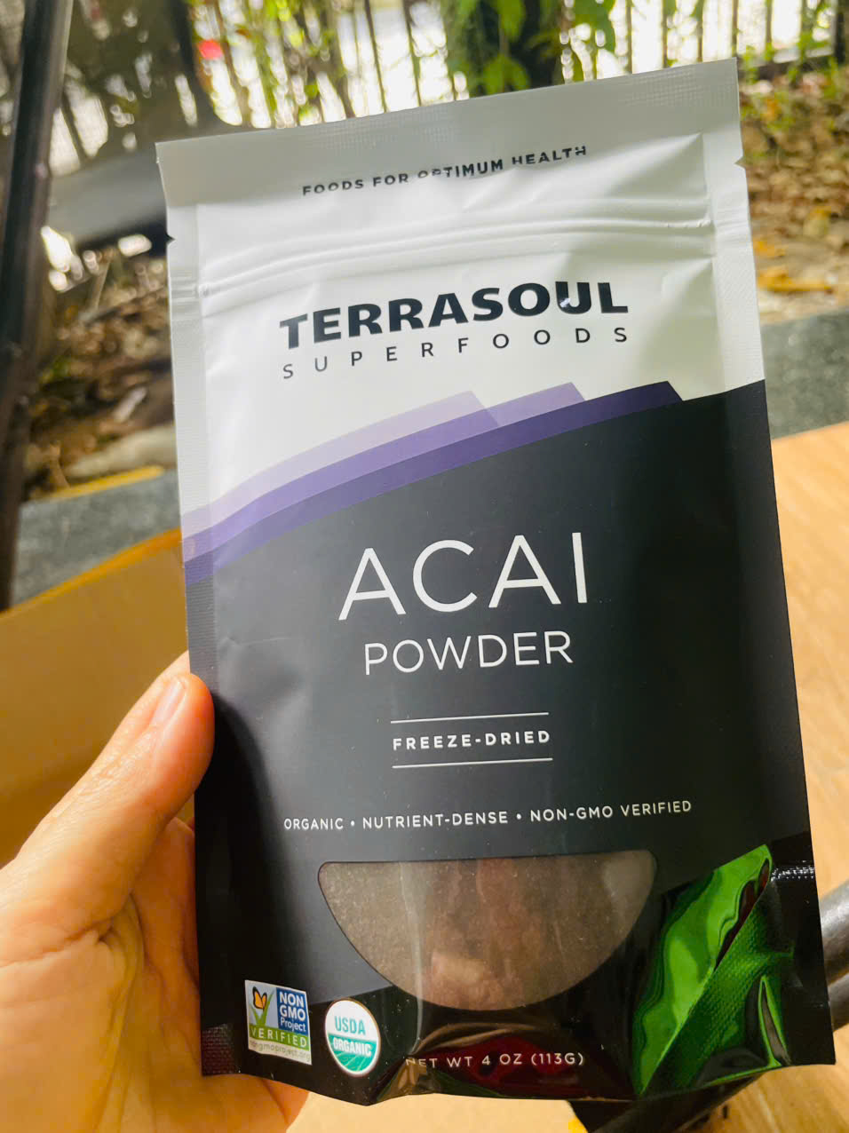 Bột Acai Terrasoul Superfoods,113g,Hữu Cơ