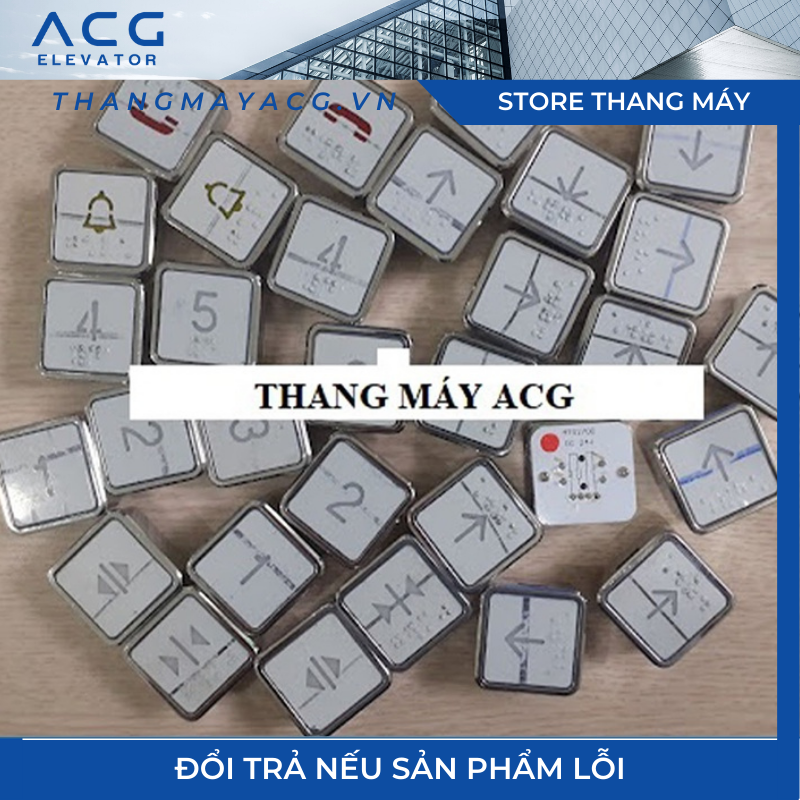 Nút bấm gọi tầng thang máy | Linh kiện Thang máy ACG