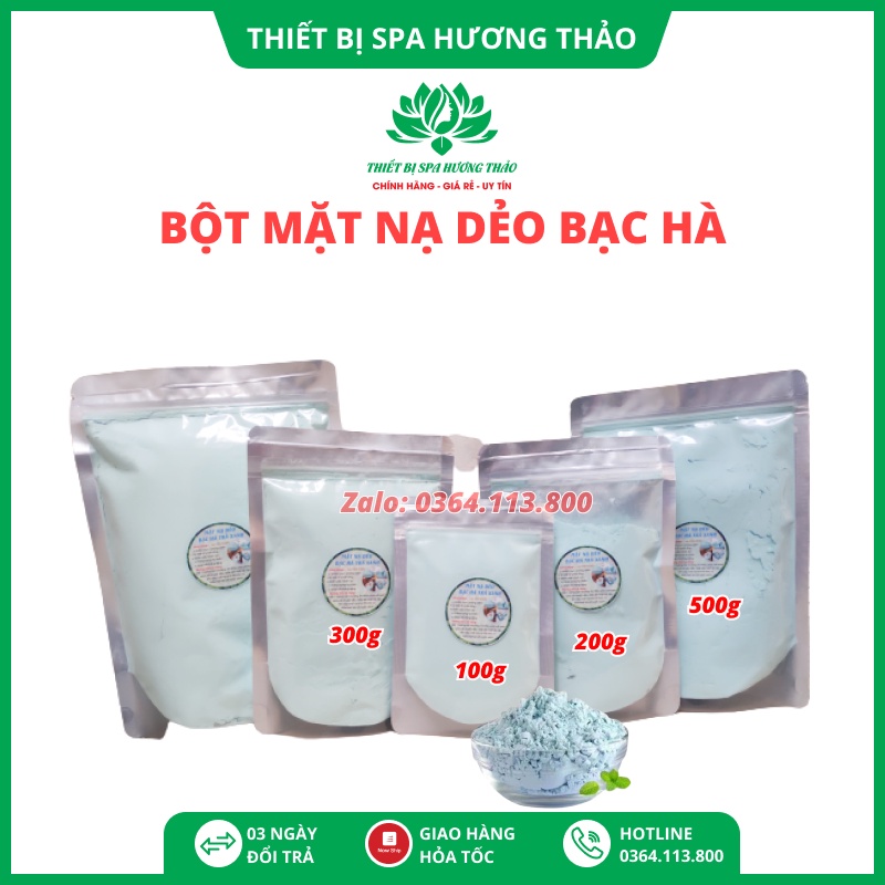 Mặt nạ dẻo bạc hà mát lạnh - trị mụn, se khít lỗ chân lông