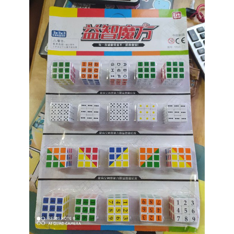 Vỉ 22 quả robic loại nhỏ