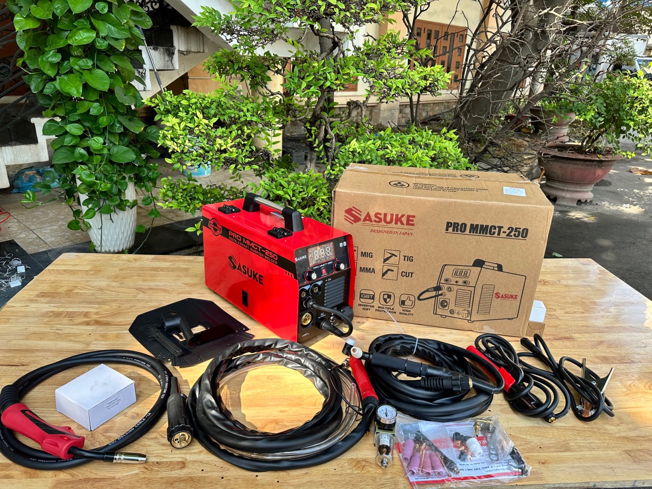 Máy hàn 5 chức năng sasuke pro mmct 250 dành cho thợ phụ kiện đầy đủ - kèm bộ quà 250k
