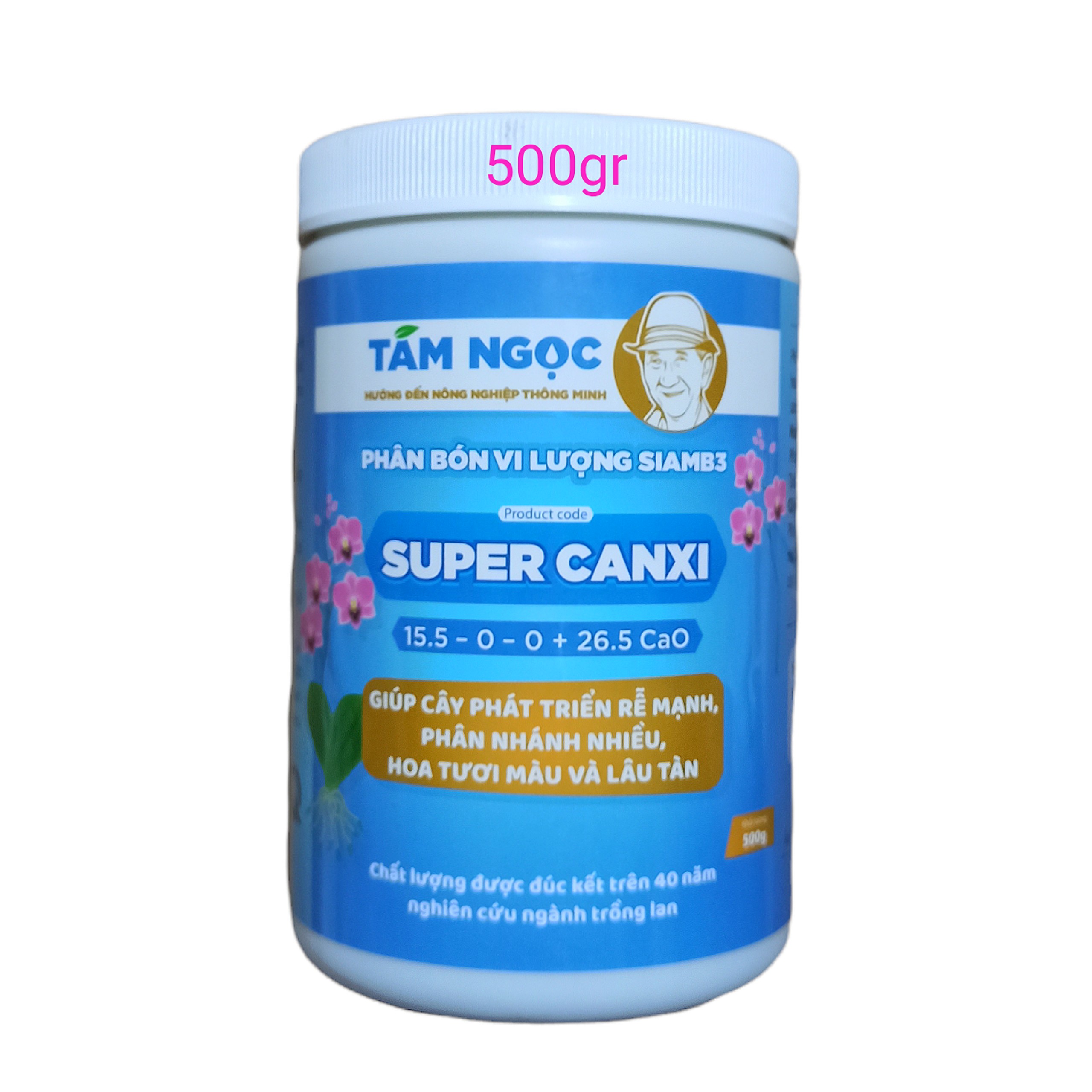 Phân bón vi lượng super canxi tám ngọc - 500g