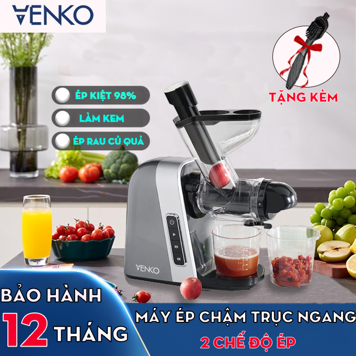 Máy ép trục ngang venko vs30 công suất 300w - máy ép đa năng ép hoa quả cứng, ép kiệt nước, làm kem - tiện lợi trong 1 máy