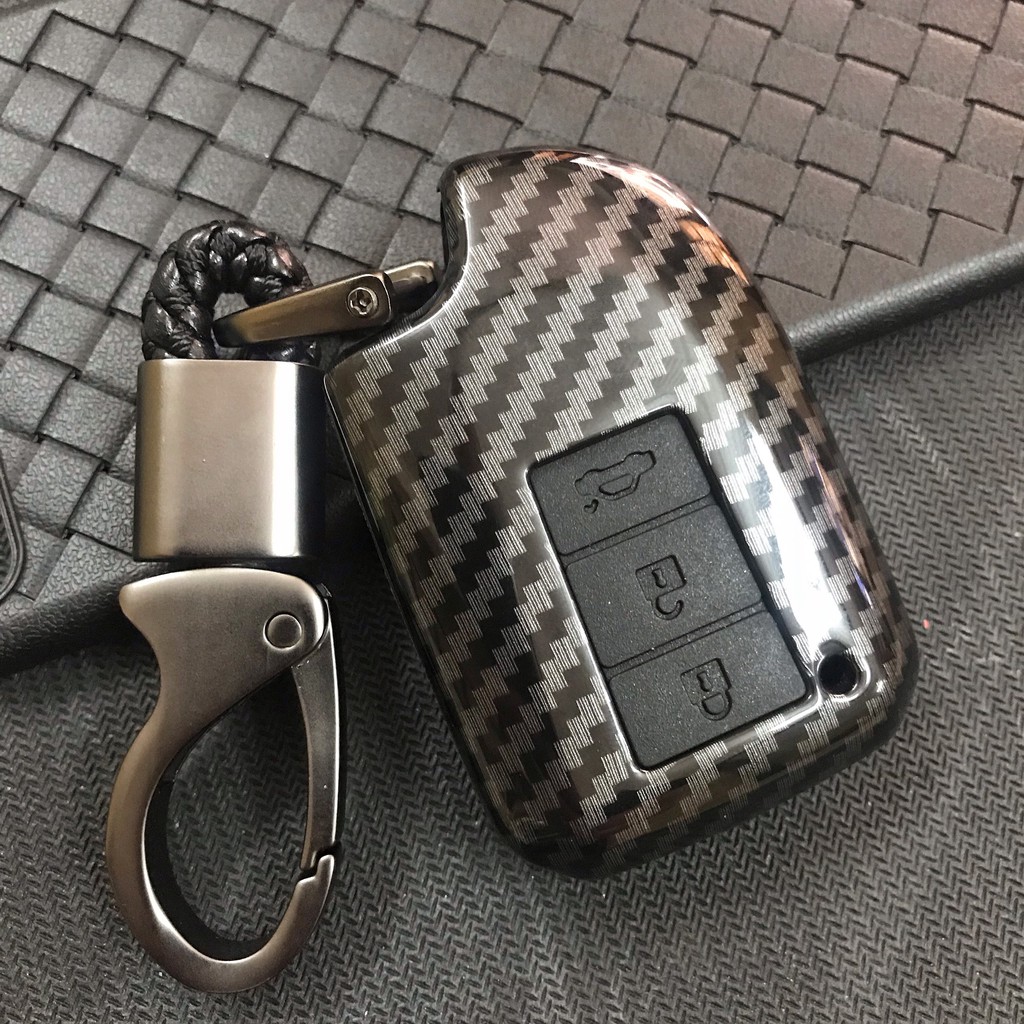 ỐP CHÌA KHÓA TOYOTA VIOS 2019 2020- BỌC CHÌA KHÓA VÂN CACBON CHO XE Ô TÔ M19