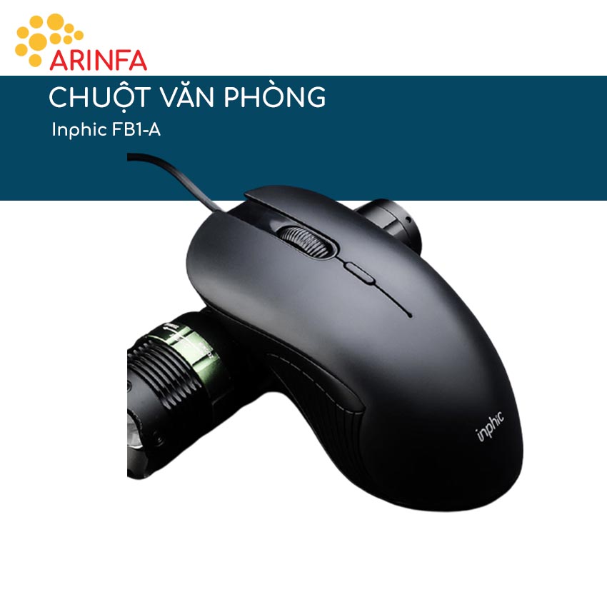 Chuột máy tính có dây ARINFA Inphic FB1-A - Silent không ồn dành cho văn phòng chuột laptop pc