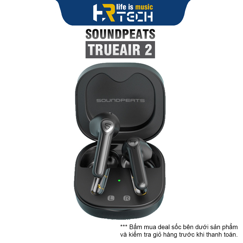 Tai Nghe Không Dây True Wireless TrueAir2 Cho Điện Thoại Sony Samsung Apple Xiaomi Oppo - Tai Nghe Chơi Game Với Game Mode